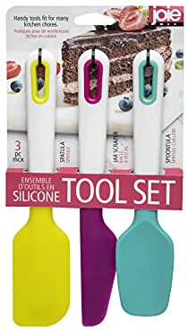 Joie Kitchen Gadgets 83000 Juego de espátula para hornear, silicona