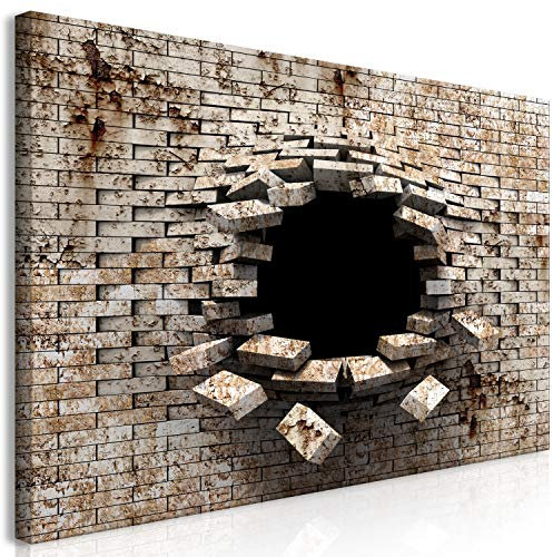 murando Wandbild Mega XXXL 3D Effekt Einteiliger XXL-Format Kunstdruck zur Selbstmontage Leinwandbilder moderne Bilder DIY Wanddekoration Wohnung Deko Abstrakt a-A-0098-ak-e