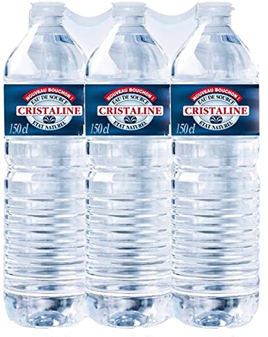 Cristaline Eau De Source Naturelle 1,5L/Bouteille - Lot de 6 et 12 Bouteilles - Expédition par la sté Bo Time (6)