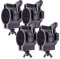 TEK audio ⌀38-50mm lighting Multi Clamp - Half Coupler Truss Clamp Stage Lights Clamp, Lighting O Clamps for DJ Par Lights Spot Lights (4 multi-clamp)
