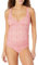 Amazon Essentials Maillot de Bain de Grossesse à Col en V Femme, Pêche Pâle Micro-Fleuri, 48