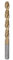 HARFINGTON Twist Drill Bit 9mm Titanium Coated (HSS-E) M42 High Speed Steel 8% Cobalt Straight Shank for Stainless Steel Aluminum Alloy Metal