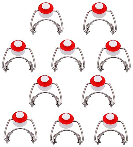 Lodokdre Swing Top Glass Flip Beer Swing Cap for Style Beer Beer,Soda Bottles,Homebrewing 10Pcs