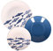 Rose & Tulipani - Set 18 Piatti The Blu Ones