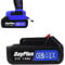 Qimu 21V Lithium Battery 1500mAh Large Capacity Rechargeable Battery 21V Mini Chainsaw, 4-Inch Electric Chainsaw Battery