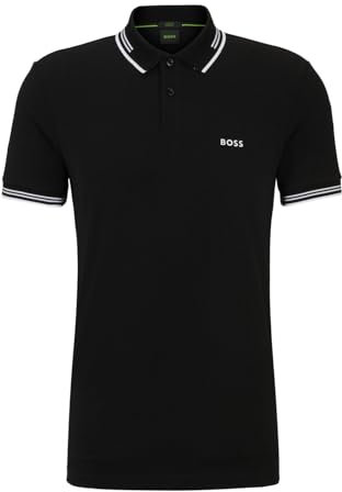 BOSS Hommes Paul Polo Slim Fit en Coton Stretch à Logo