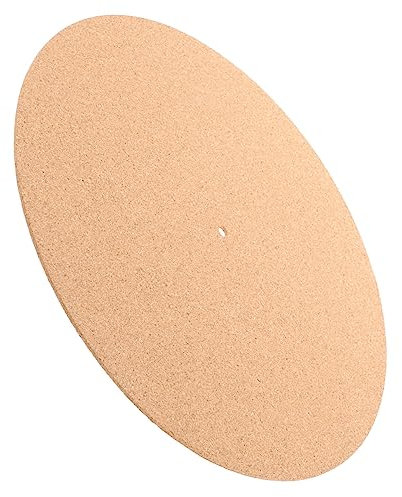 BIUDECO Tappetino in Vinile Per Giradischi Tappetino Antiscivolo in Sughero Riduce e Danni Ai Dischi