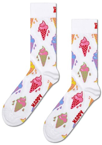 Happy Socks ICE CREAM SOCK (DE/NL/SE/PL, Numerisch, 41, 46, Regular, Regular, Mehrfarbig)