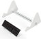 RUNJRX KEYBOARD Stands 1-Tier, Mechanical Keyboard Acrylic Display Stand, White Acrylic Keyboard Stand, Holder Stand For Gaming Keyboards(1Pcs)