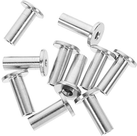 HOMSFOU 10 Piezas Conector De Cable De Acero Para Barandilla Protector De Cables Diy Prácticas Para Instalaciones De Cubierta Diy