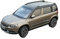 XGFFBAGB 1:18 Für Skoda Yeti Modellauto(Brown,with Box)