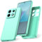 Watana Cover per Xiaomi Redmi Note 13 Pro 5G / Poco X6 5G (non 4G) Custodia in Silicone, Custodia Antiurto Case Sottile in Silicone TPU con Strato Interno in Fibra per redmi note 13pro, Verde Chiaro