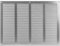 Vent Systems 40,6 x 30,5 cm (dimensioni complessive) – zincato – Copertura in metallo per il ritorno dell'aria, griglia di ritorno dell'aria con schermo di protezione contro i parassiti HVAC copertura