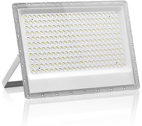 Hondony 200W LED Strahler Außen, 6500K LED Fluter Flutlicht, IP66 Wasserfest Scheinwerfer Aussenstrahler, tageslichtweiße Beleuchtung für Lager, Garten, Garage, Hof, Parkplatz