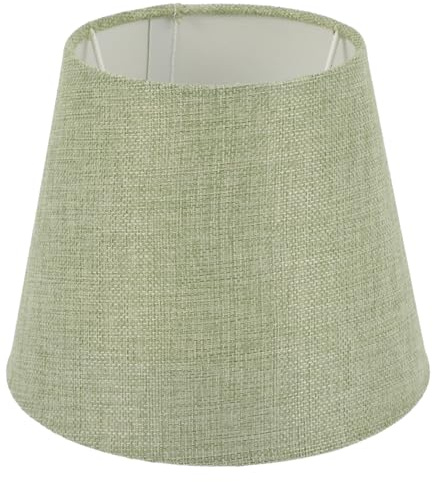 Gatuida Stofflampenschirm E14 Für Tischlampe Dekorativer Lampenschirm Aus Leinen Leicht Faltbar Und Platzsparend Für Zuhause Büro Und Schreibtisch 7.09 X 5.91 X 4.72 in