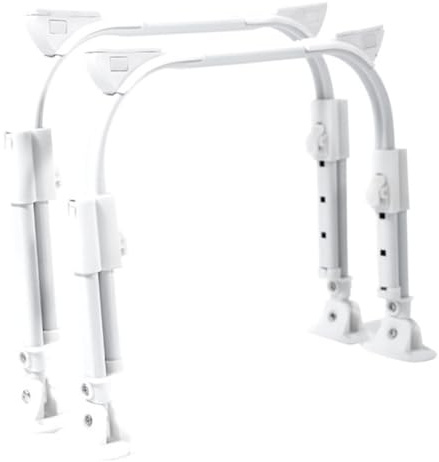 Ipetboom Pied de Bureau U Pliable et Auto-verrouillant pour Lit et Table Support pour Bureau Escamotable et Table Rabattable à Domicile