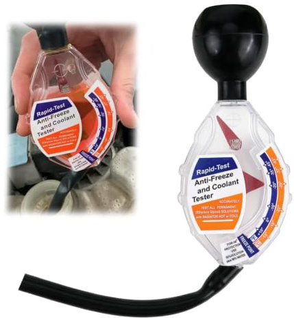 Testeur D'antigel et Densimètre à Liquide | pour Batterie de Voiture, pour Voiture pour Entretien Automobile et Batterie