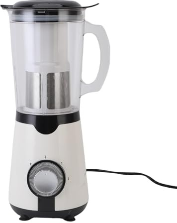 AMONIDA Robot Culinaire électrique, 3800 W 26 000 Tr/min, Mélangeur de Comptoir Multifonctionnel 5 en 1 avec Extracteur de Jus intégré et Broyeur avancé, pour la Cuisine à Domicile (Prise UE)