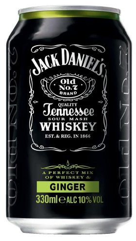 Jack Daniels und Ginger Whisky, EINWEG (1 x 0.33 l)