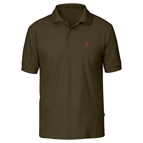 Fjällräven Mens Crowley Pique M T-Shirt, Green, XXL EU
