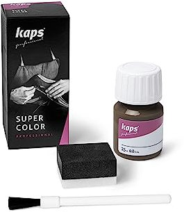 KAPS Super Color, Leather Dye for Natural Leather, Faux Leather and Fabric, Leather Dye 25 ml (105 - Pony)