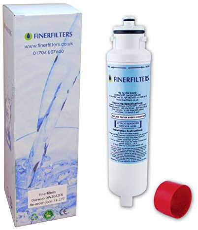 Finerfilters FF-177 Fridge Ice & Water Filter Compatible with Daewoo DW2042FR-09 Aqua Crystal Fridge Freezer