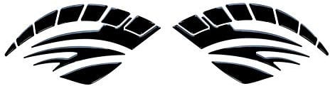 BIKE-label Tankpad Seitentank Black Schwarz kompatibel für Honda 810000