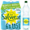 La Salvetat Eau Minérale Gazeuse, 1,15 Litre (Lot de 6)