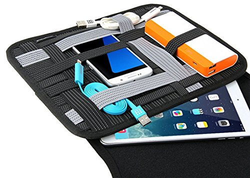 wortek haweel Edition Tablet Organizador Funda Neopreno hasta Aprox. 10 Pulgadas Tablets Negro Negro Negro