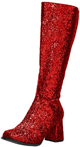 Ellie Shoes Women's Gogo-g Boot, Red, 12 US/12 M US