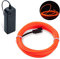 COVVY Wasserdicht Flexibel 3M 9 FT Neon Beleuchtung Lichtschlauch Leuchtschnur EL Kabel Wire mit 3 Modis für Disco Party Kinder Halloween Kostüm Kleidung Weihnachtsfeiern (Orange, 3M)
