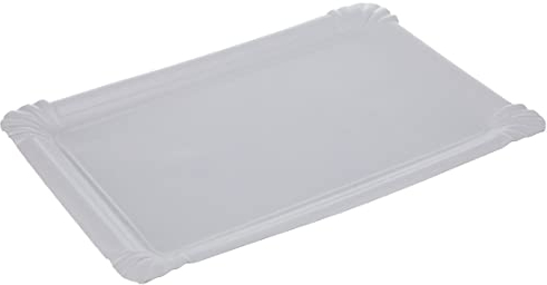 García de Pou 320.15 Bandejas Pastelería Medianas, 30 x 21 cm, Set de 125, Blanco