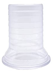 Aquaristikwelt24 Ersatzteil Tülle transparent 38 mm für CPF Filter