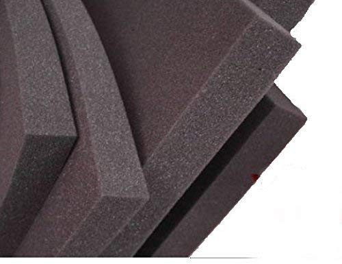 mail2mail Glatt Schaumstoff SELBSTKLEBEND FOLIE Dämmung Schallschutz Flammhemmend MVSS302d akustik (10 cm)
