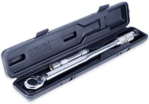 Streetwize SWTOOL25 Reversible ½” Ratchet Torque Wrench, Extending Rod with Carry Case