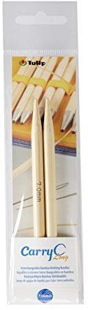 CarryC lange austauschbare Bambus-Stricknadeln, 2 Stück (4,25 mm)