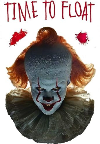 Amscan 670942 - Halloween IT Kapitel 2 Pennywise Fensteraufkleber - 5 Stück