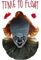 Amscan 670942 - Halloween IT Kapitel 2 Pennywise Fensteraufkleber - 5 Stück