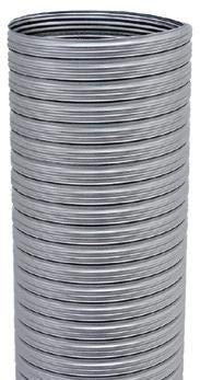 ISOTIP JONCOUX Tubage flexible liso acero inoxidable diámetro 80 mm para estufa de pellets por metro lineal