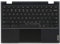 Rinbers Laptop Palmrest Upper Case with US Keyboard and Touchpad Assembly Replacement for Lenovo Chromebook 11 100e 2nd Gen AST 82CD 5CB0Z21474 (NOT for 100e Gen 2 MTK Version 81QB)