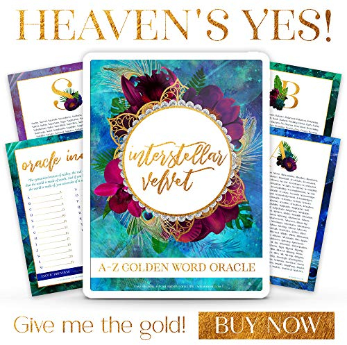 Interstellar Velvet: A-Z Golden Word Oracle (English Edition)