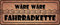 Blechschild 27x10cm gewölbt Wäre Wäre Fahrradkette Sprüche Deko Geschenk Schild
