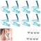 8 Stück Einweg-Ohr Piercing mit Ohrstecker Ohrpiercing Werkzeug fr Asepsis Kit Piercing Ohrringe Stechen Ear Piercing Pistole kit Schmerzfreies Selbst-Piercing-Werkzeug