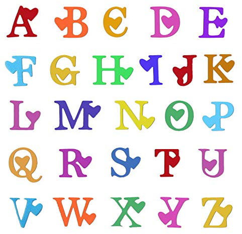 OOTSR 26 Stücke Stanzschablonen Buchstaben, Kohlenstoffstahl Sterben für DIY Scrapbooking Sammelalbum Karten Deko House Cutting Dies