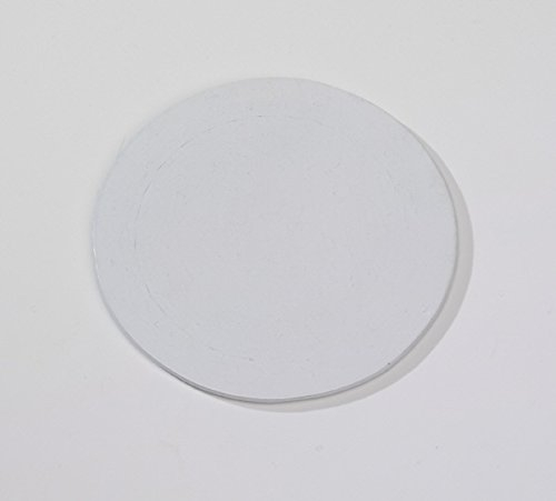 Untersetzer Flachteller Rund Alu Weiß Ø 10 cm