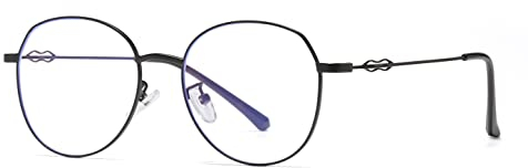 Flydo Damen Blaulichtfilter Brille Blue Light Blocking Glasses Fensterglas für Computer Fernseher Arbeit Gaming Blaufilter Bildschirmbrille von PC, TV und Handy