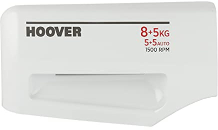 Hoover 41042933 - Dispenser frontale per cassetto, 8+5 kg, 5+5 auto, 1500 giri/min, 22 x 12,5 x 3 cm, in plastica