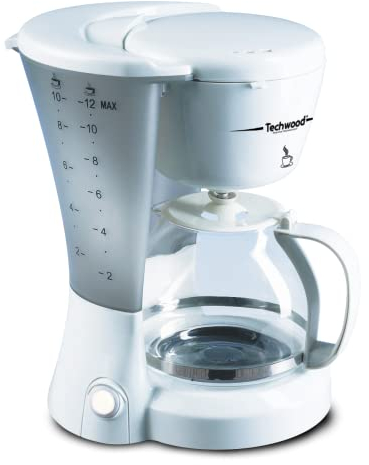 Techwood Cafetières Electrique TCA-9121 Blanche