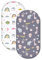Hocaies Spannbettlaken Kinderwagen Stubenwagen Baby Spannbettlaken 100% Baumwolle Kinderwagen Matratzenbezug Moseskörbe Stubenwagen Spannbettlaken, Passend für Babybay Spannbetttuch
