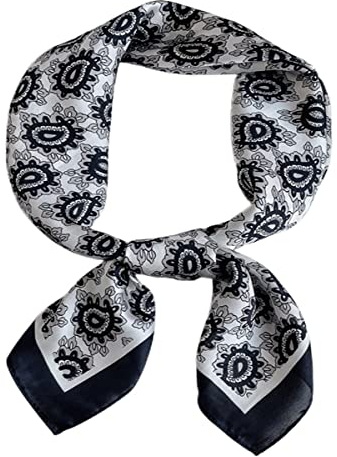 FAIRYGATE Seidenschal Damen - Elegant Nickituch Jugendstil Seidentuch für Haare - 94016